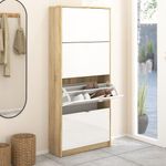 Zapatera-Roble-Blanco-Brillante-4-Puertas