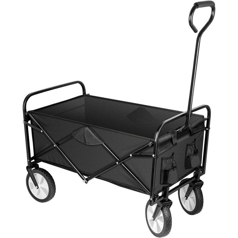 Carrito de Playa Negro 40.5x21.5x47.44 Plg - Simplelux