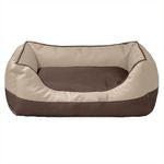 Cama para Mascota Beige Chocolate de 26 Plg