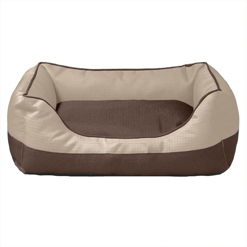 Cama para Mascota Beige Chocolate de 26 Plg