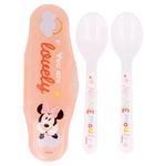 Set De 2 Cucharas Para Viaje Minnie Mouse - Disney