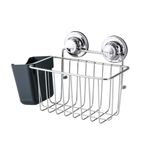 Canasta Organizadora Para Baño Con Ventosas - Sensea