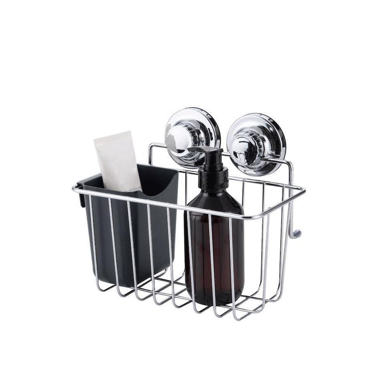 Canasta Organizadora Para Baño Con Ventosas - Sensea