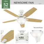 Ventilador Newsome Blanco 52 Plg - Hunter Company