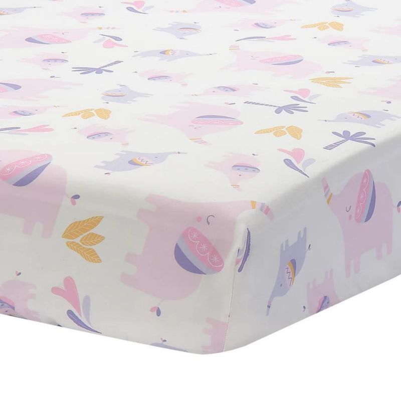 Set Para Cuna Sueños De Elefante Rosa 3 Pzas - Bedtime