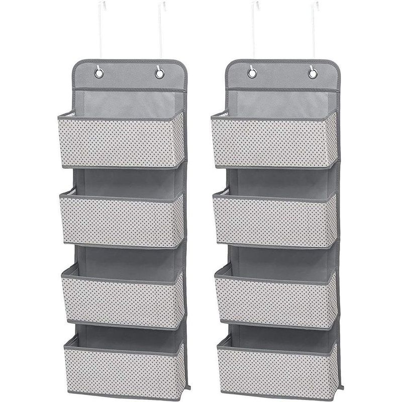 Set De 2 Organizadores Gris Colgables Para Closet - Delta