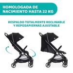 Carruaje Ligero Y Compacto We Negro - Chicco