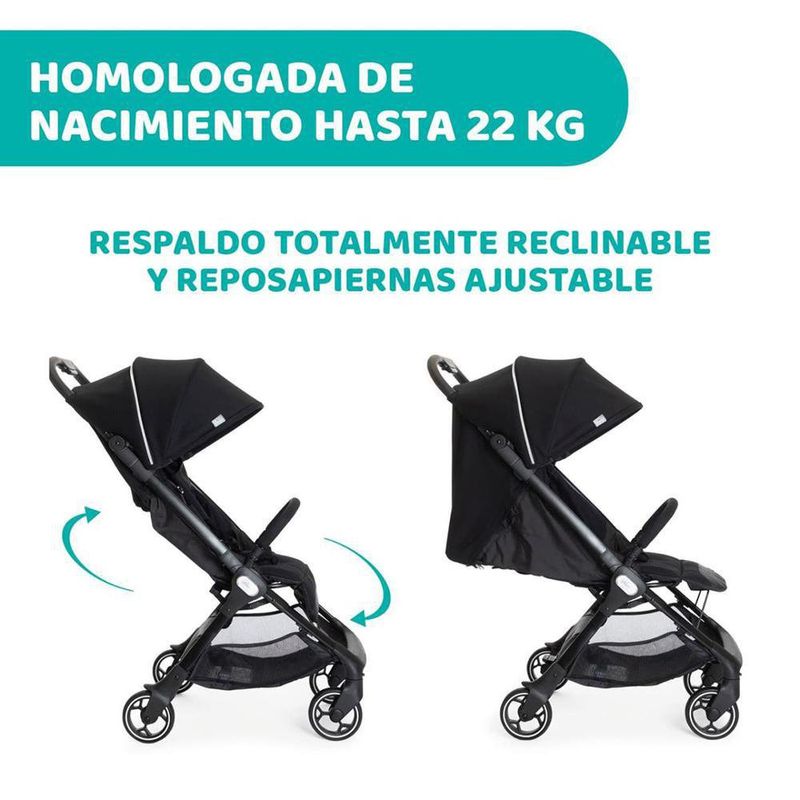 Carruaje Ligero Y Compacto We Negro - Chicco