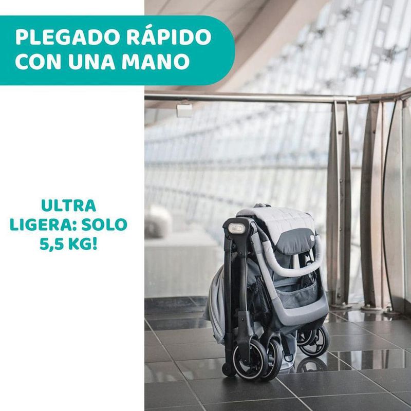 Carruaje Ligero Y Compacto We Negro - Chicco