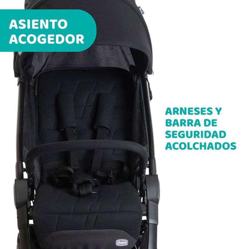 Carruaje Ligero Y Compacto We Negro - Chicco