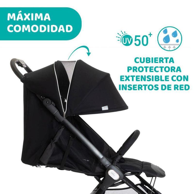 Carruaje Ligero Y Compacto We Negro - Chicco