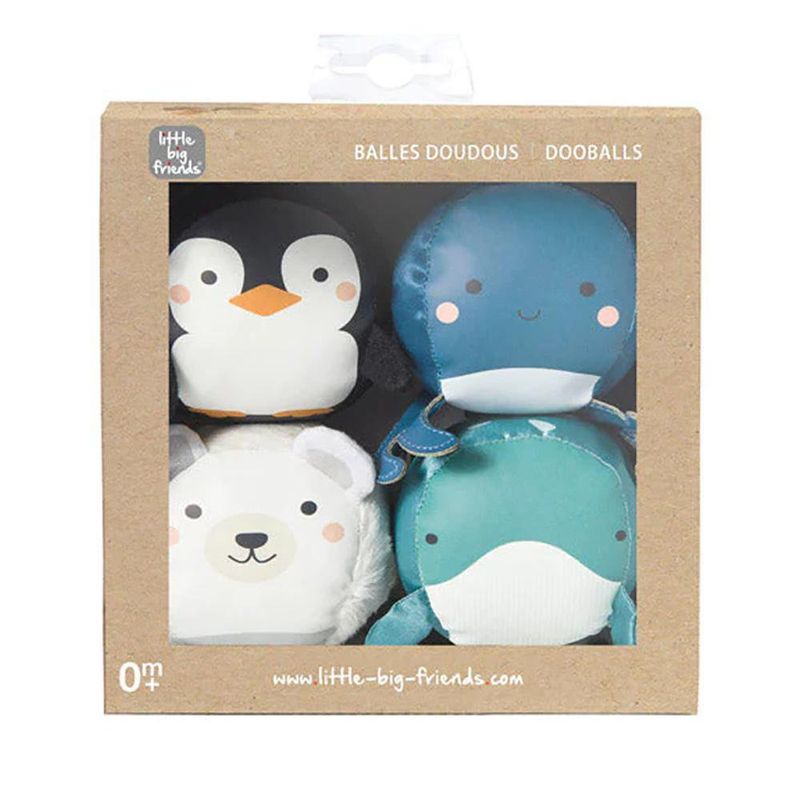 Set De Rolly Poly Balls Océano 4 Pzas - Little Big Friends