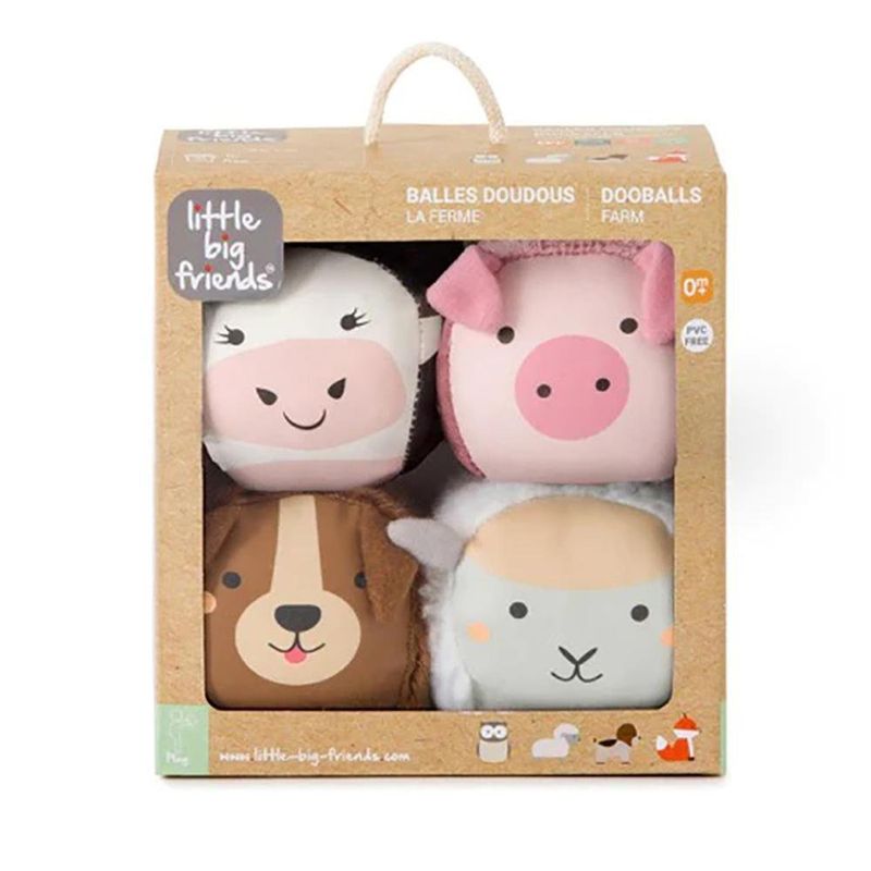 Set De Rolly Poly Balls Granja 4 Pzas - Little Big Friends