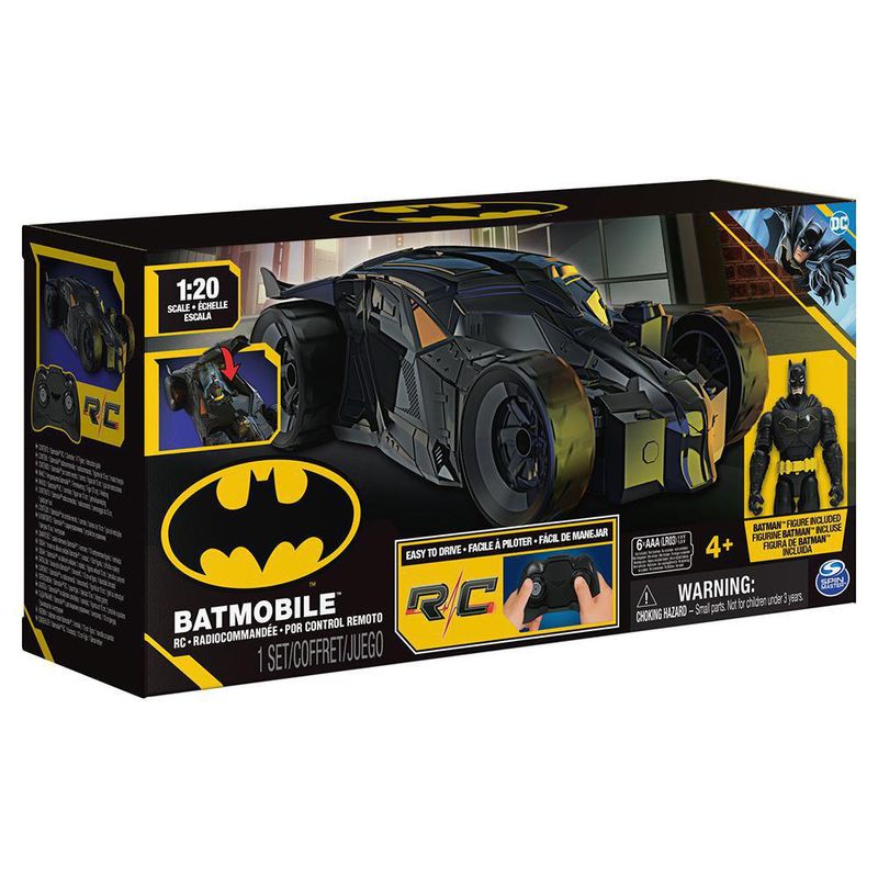 Batimóvil A Radio Control Con Figura De Acción - Batman