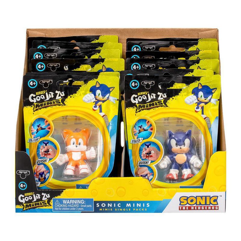 Mini Figura Sonic Diseños Surtidos - Goo Jit Zu