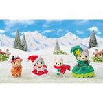 Set De Amigos Festejando Navidad - Sylvanian Families