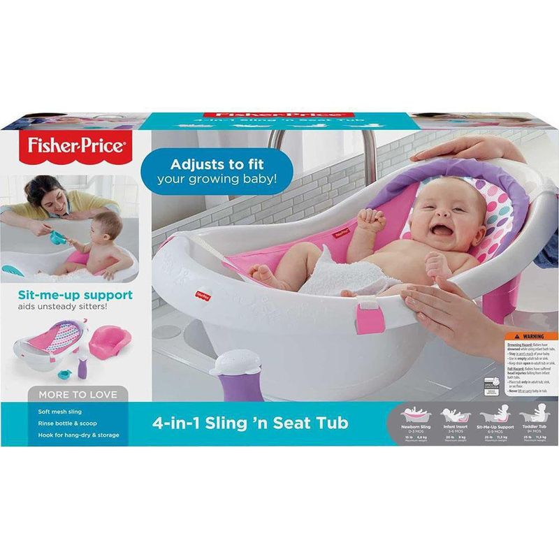 Bañera 4 en 1 Sling And Seat - Fisher Price