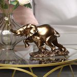 Elefante Decorativo Color Bronce 34x10x18 Cm - Concepts