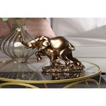 Elefante Decorativo Color Bronce 34x10x18 Cm - Concepts