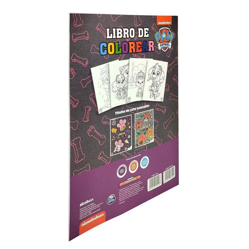 Libro Para Colorear Paw Patrol Niños - Sicoben - Cemaco