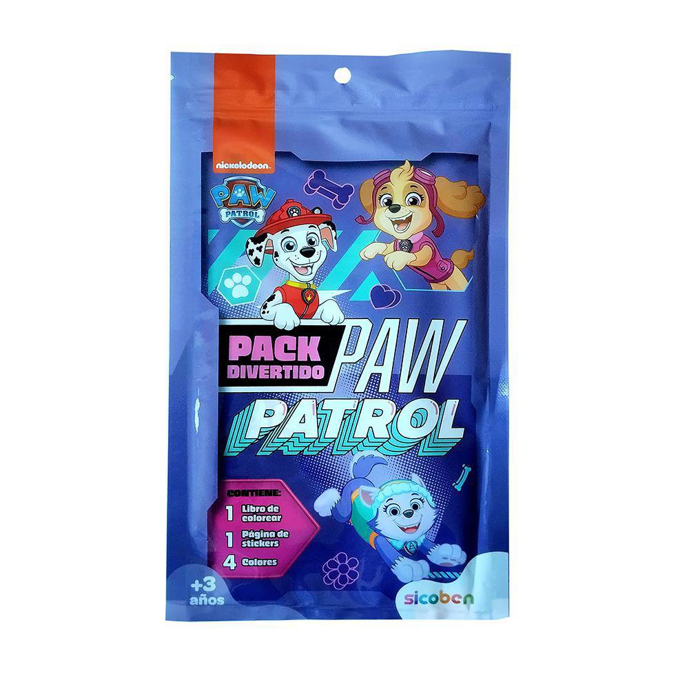 Comprar Libro Sicoben De Colorear - Paw Patrol