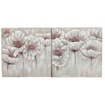 Cuadro De Flores Lila 100x3x100 Cm Diseños Surtidos - Concepts