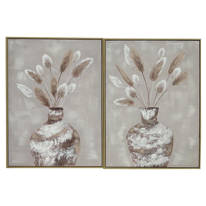 Cuadro Con Florero Lila 60x3.5x80 Cm Diseños Surtidos - Concepts