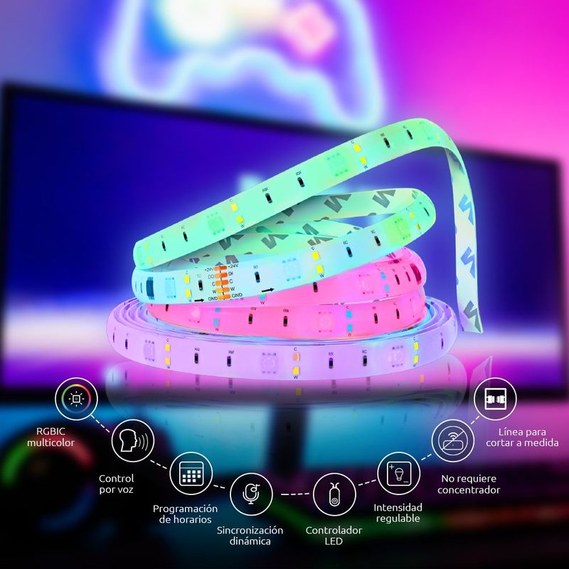 Manguera LED Smart RGB 5 M - Nexxt