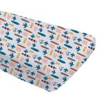 Sábana Cobertora Para Cuna Surf - Bebe Au Lait