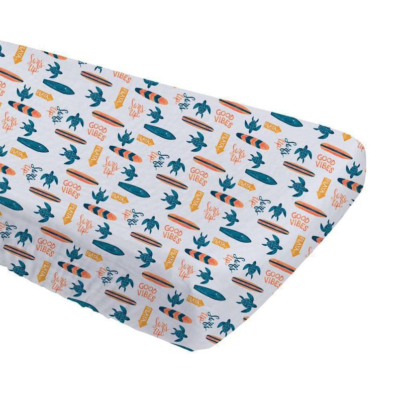 Sábana Cobertora Para Cuna Surf - Bebe Au Lait