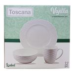Vajillas Con Relieve De 12 Pzas - Toscana