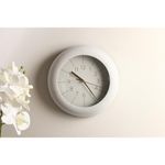 Reloj De Pared Blanco Redondo 24.5x5.7x24.5 Cm - Concepts