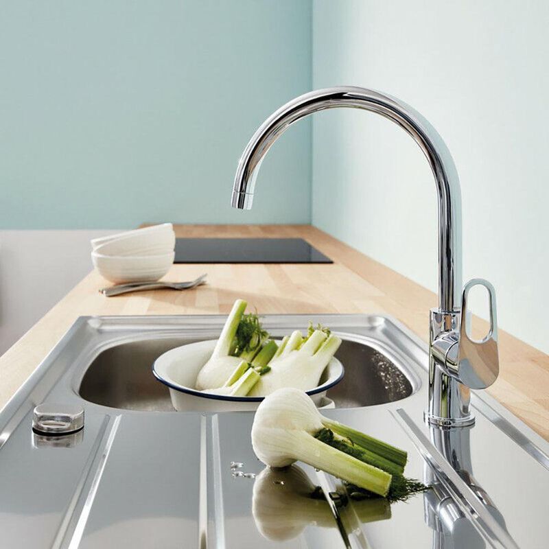 Grifo Para Cocina Bauflow Monomando Cromado