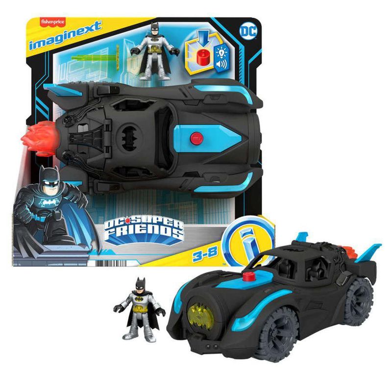 Batimóvil Luces Y Sonidos Con Figura - Imaginext