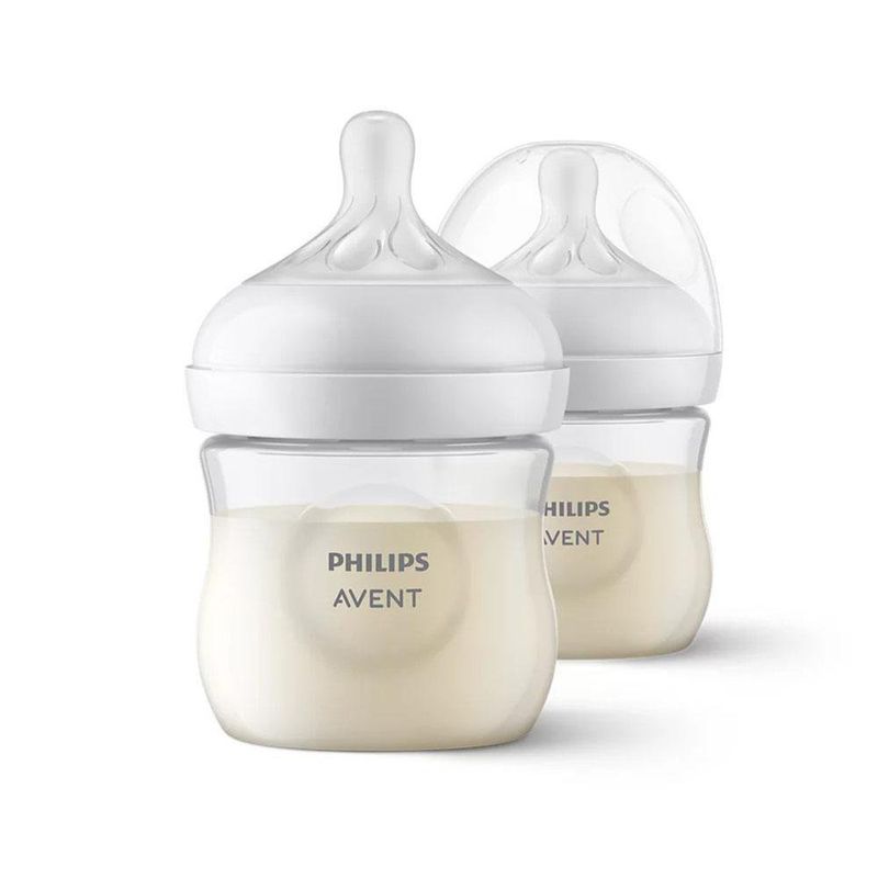 Philips Avent Biberones anticólicos transparentes, 9 onzas, 2 piezas