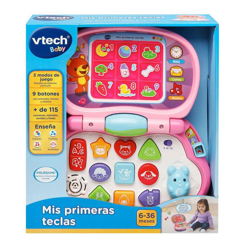 Computadora Infantil Mis Primeras Teclas - V-tech - Cemaco