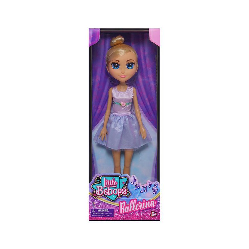 Muñeca Little Bebops Bailarina Vestido Morado - Koala Kids