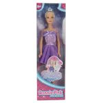 Muñeca Princesa Vestido Morado 12 Plg - Tip-top