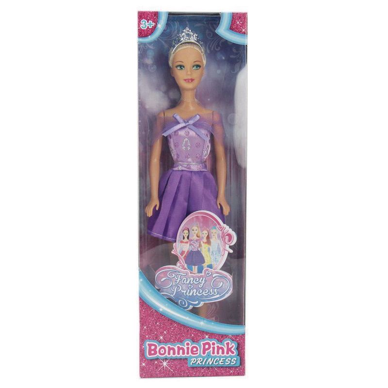 Muñeca Princesa Vestido Morado 12 Plg - Tip-top