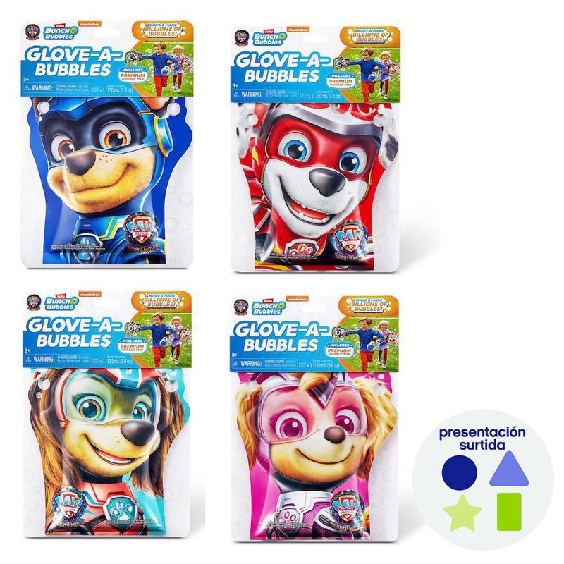 Guante de Burbujas Paw Patrol Diseños Surtidos - Zuru