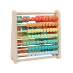 Juguete Didáctico Abecedario de Madera con Ilustraciones 2 en 1