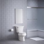 Sanitario de Dos Piezas con Palanca Lateral y Diseño Compacto