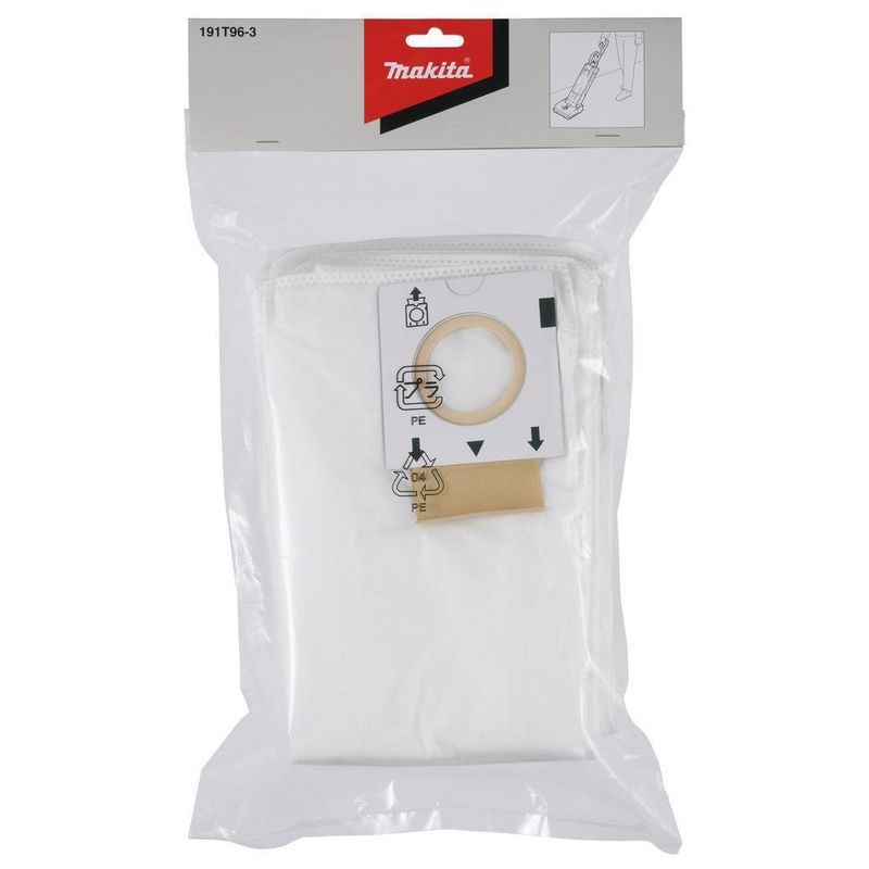 Set de 10 Bolsas Filtrantes Dvc560Z para Aspiradora - Makita