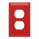 Placa Para Toma Duplex Roja - Legrand