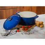 Olla Con Tapa Hierro Fundido 24 Cm Azul - Picca