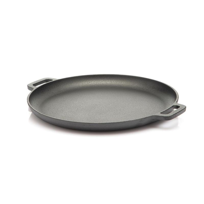 Sartén Comal Hierro Fundido 34 Cm Negro - Picca