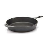 Sartén Tipo Skillet Hierro Fundido 30 Cm Negro - Picca