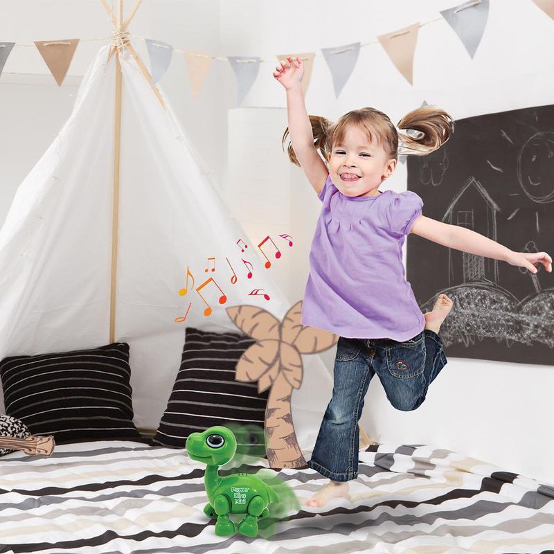 Robot Mini Dinosaurio con Luces y Sonido - Lexibook