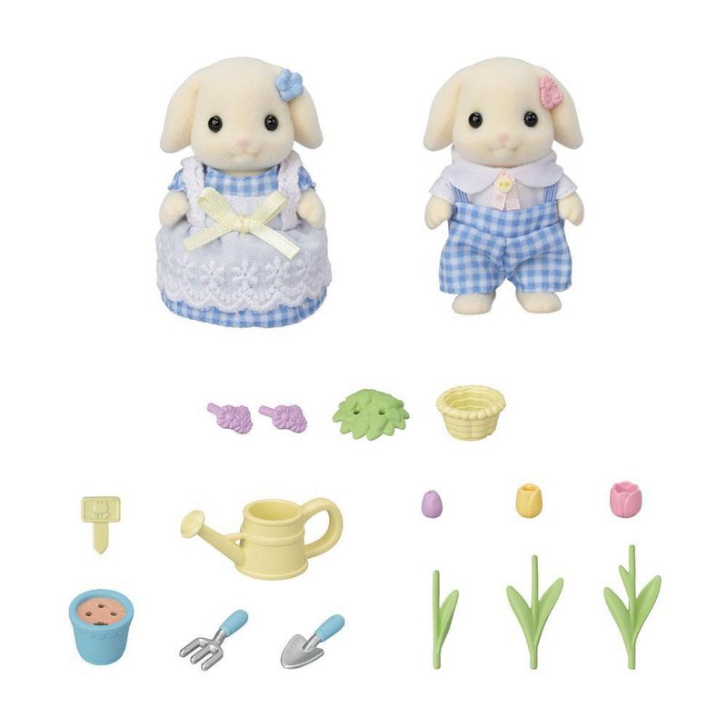 Set-de-Juego-Jardineria-Hermanos-Conejo---Sylvanian-Families