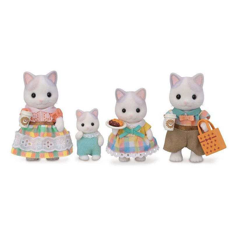 Set de Juego Familia Gato Latte - Sylvanian Families